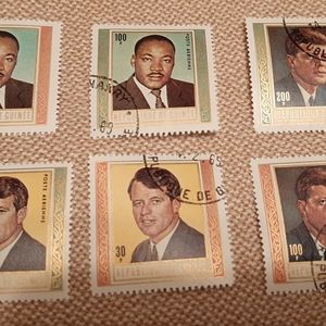 6- Famous Figures on Stamps